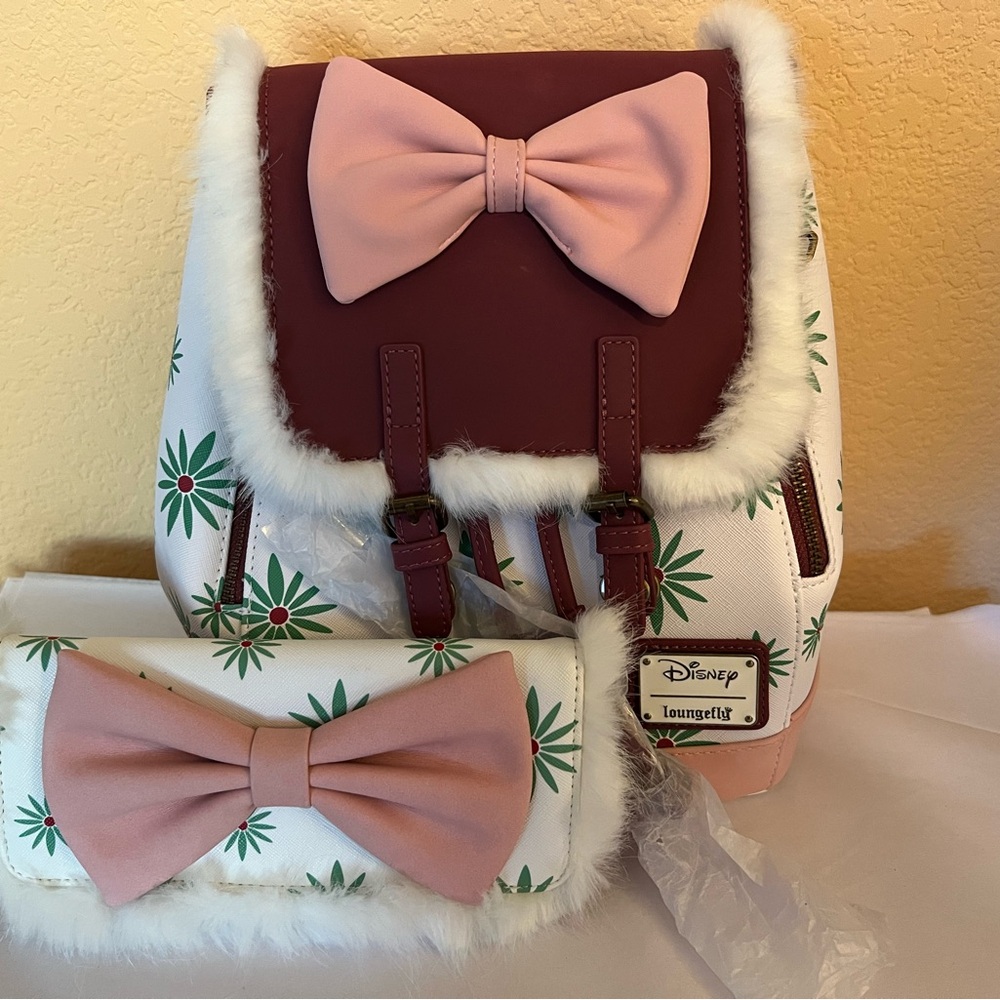 Loungefly Disney Haunted Mansion Sally Slater Backpack and Wallet Combo